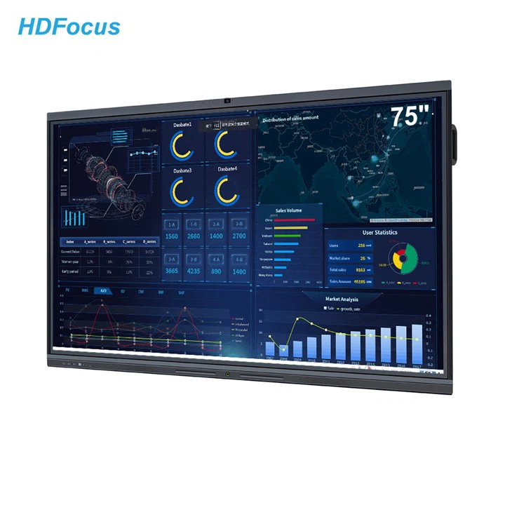 75 hüvelykes intelligens interaktív tábla